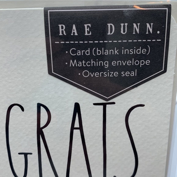 Rae Dunn CONGRATS Wedding Card - Picture 3 of 5